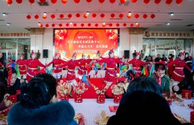 内蒙古鄂尔多斯康巴什区“传非遗 送祝福 邻里迎新春活动举行